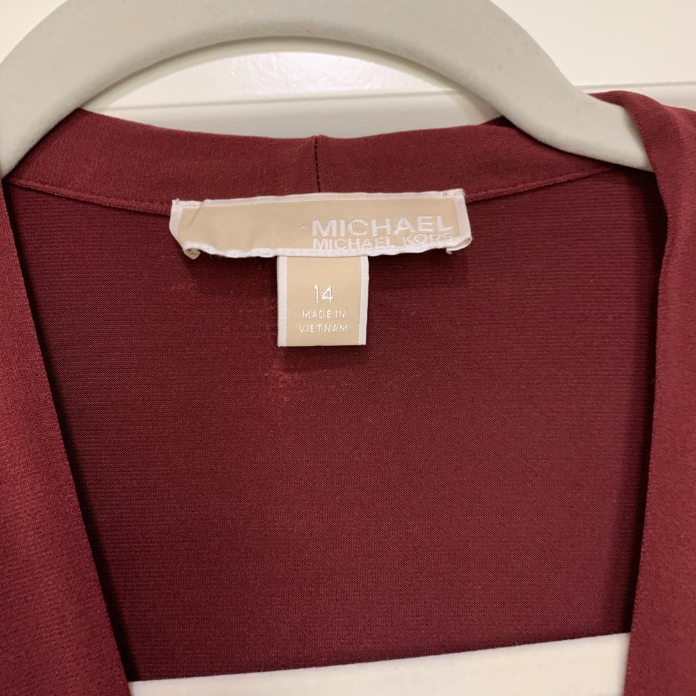 Michael Kors Maroon Dress